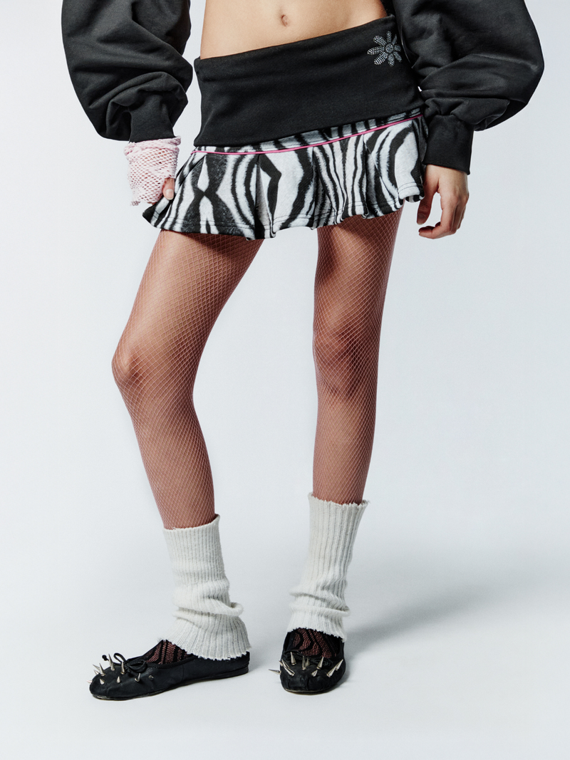 TENNIS SKIRT - ZEBRA