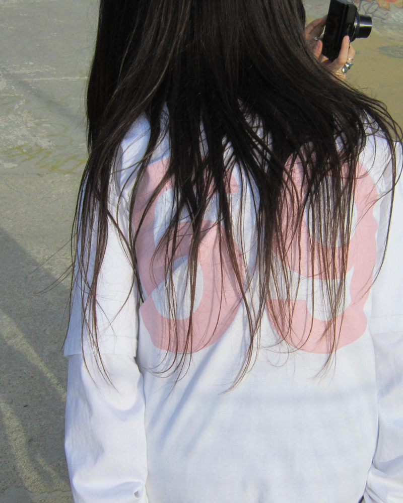 Dirty Pleasure Company Longsleeve White - Pink