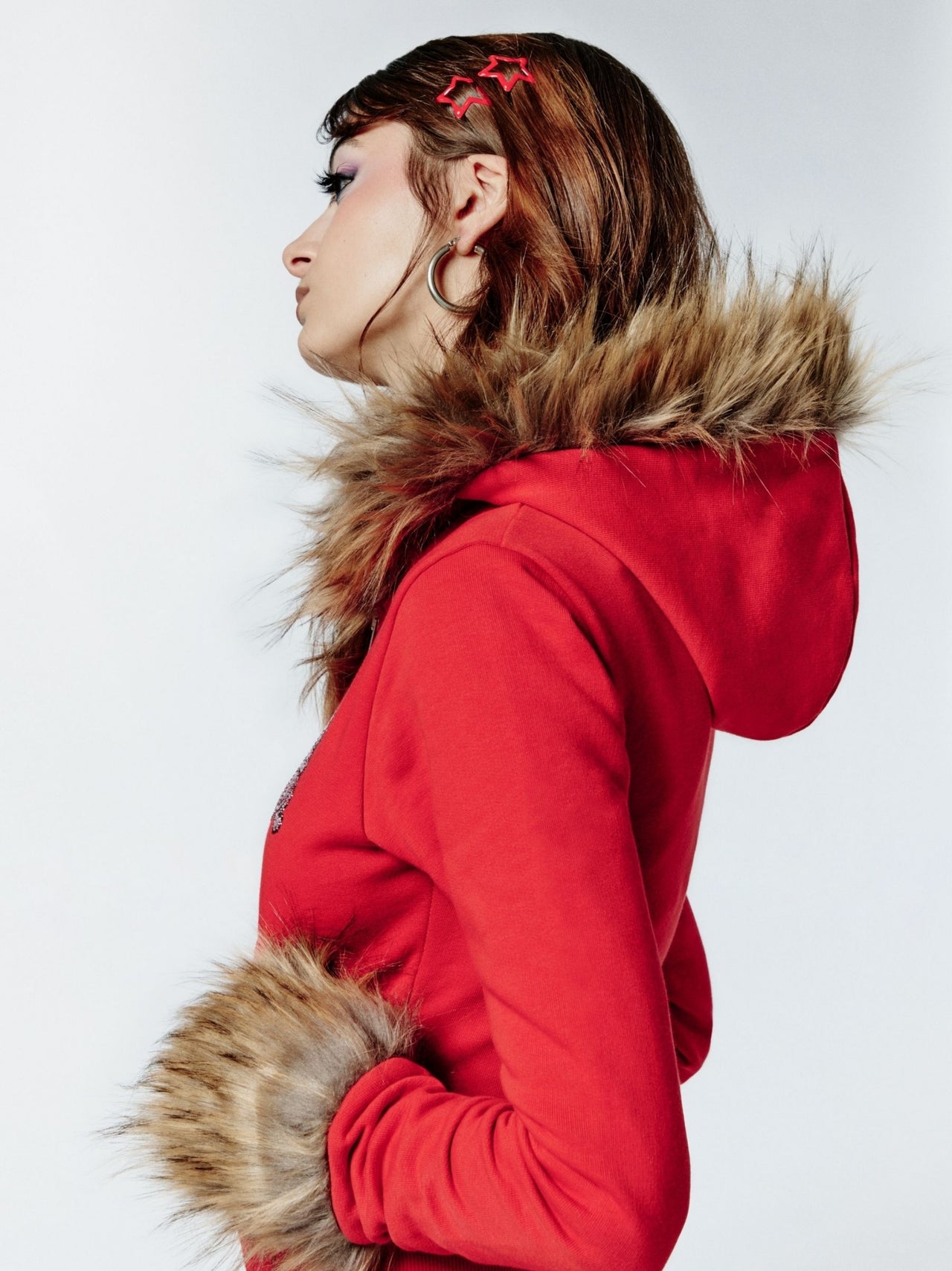 HOT WINTER HOODIE - RED