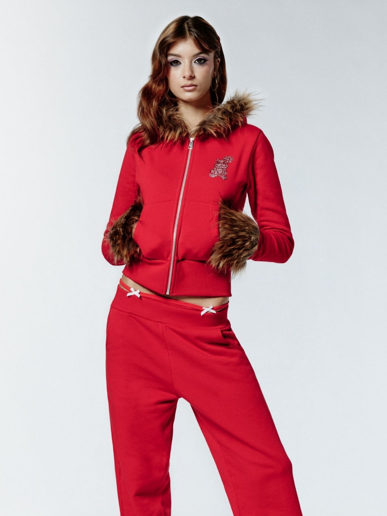 HOT WINTER HOODIE - RED