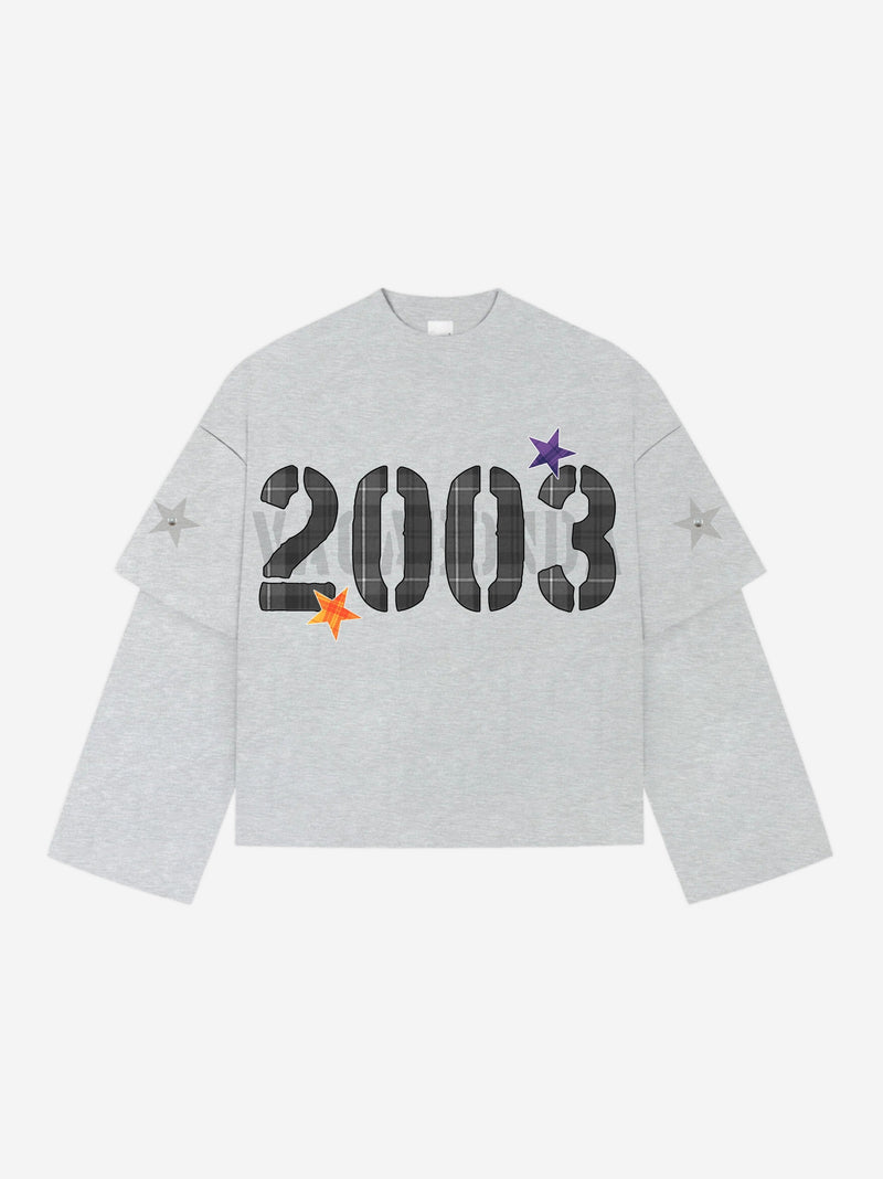2003 Double Longsleeve Grey
