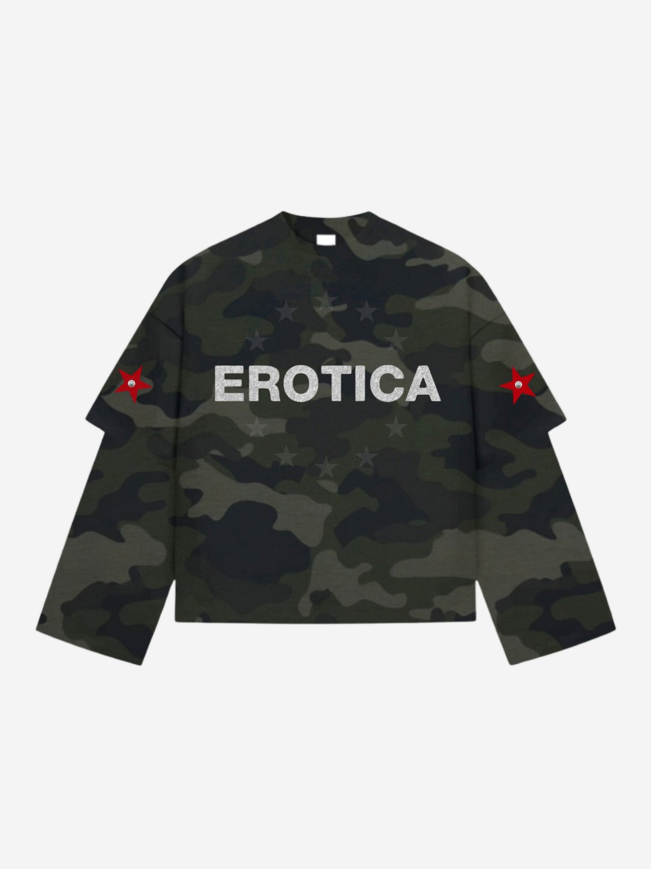 Erotica double longsleeve - camouflage