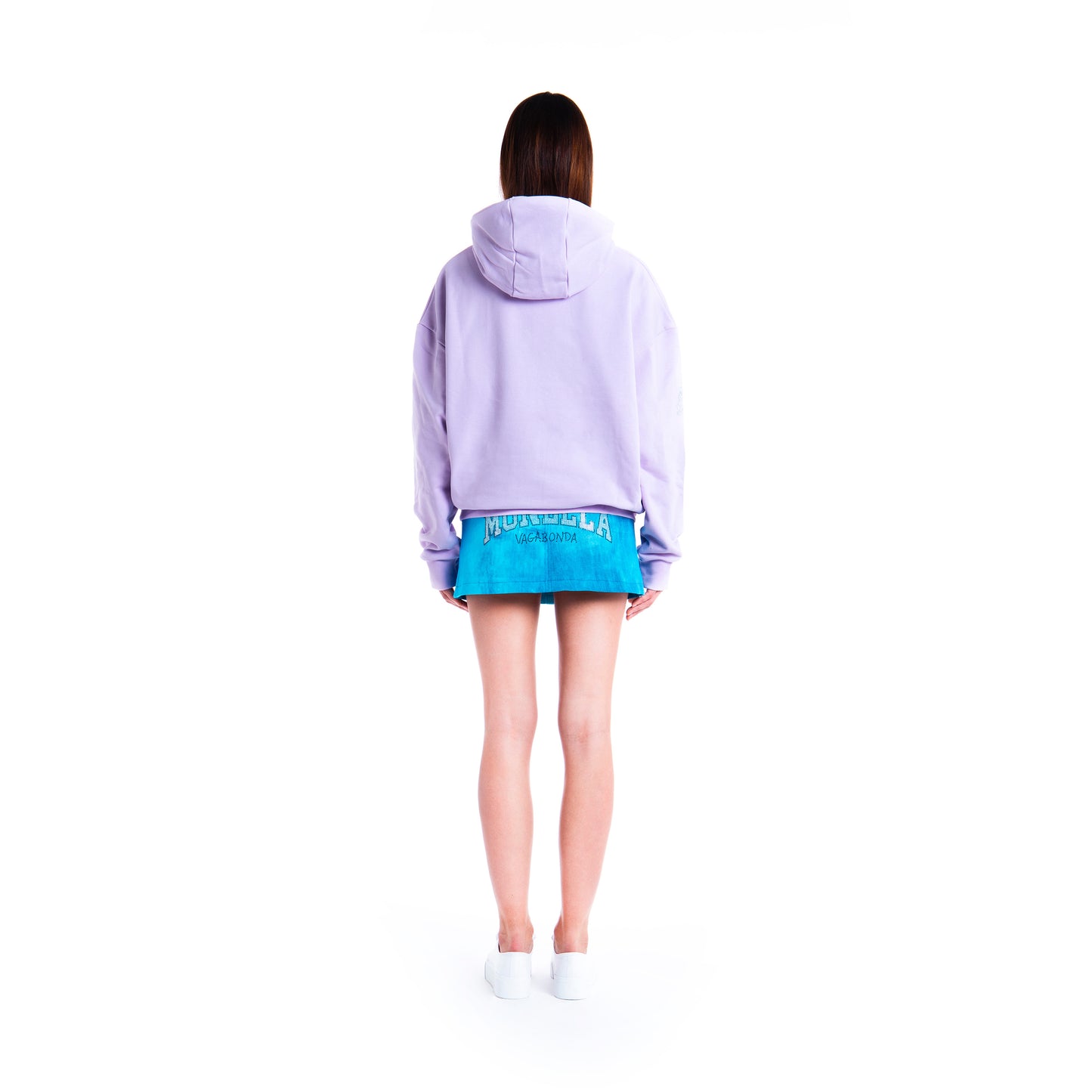 Crystal boxy hoodie - Lilla