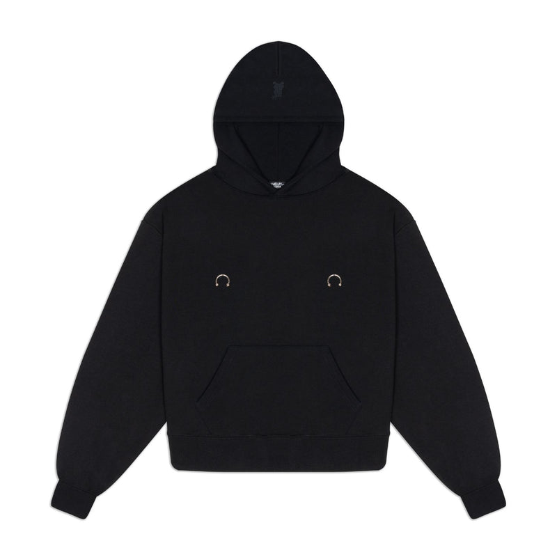 Changeable Piercing Boxy Hoodie