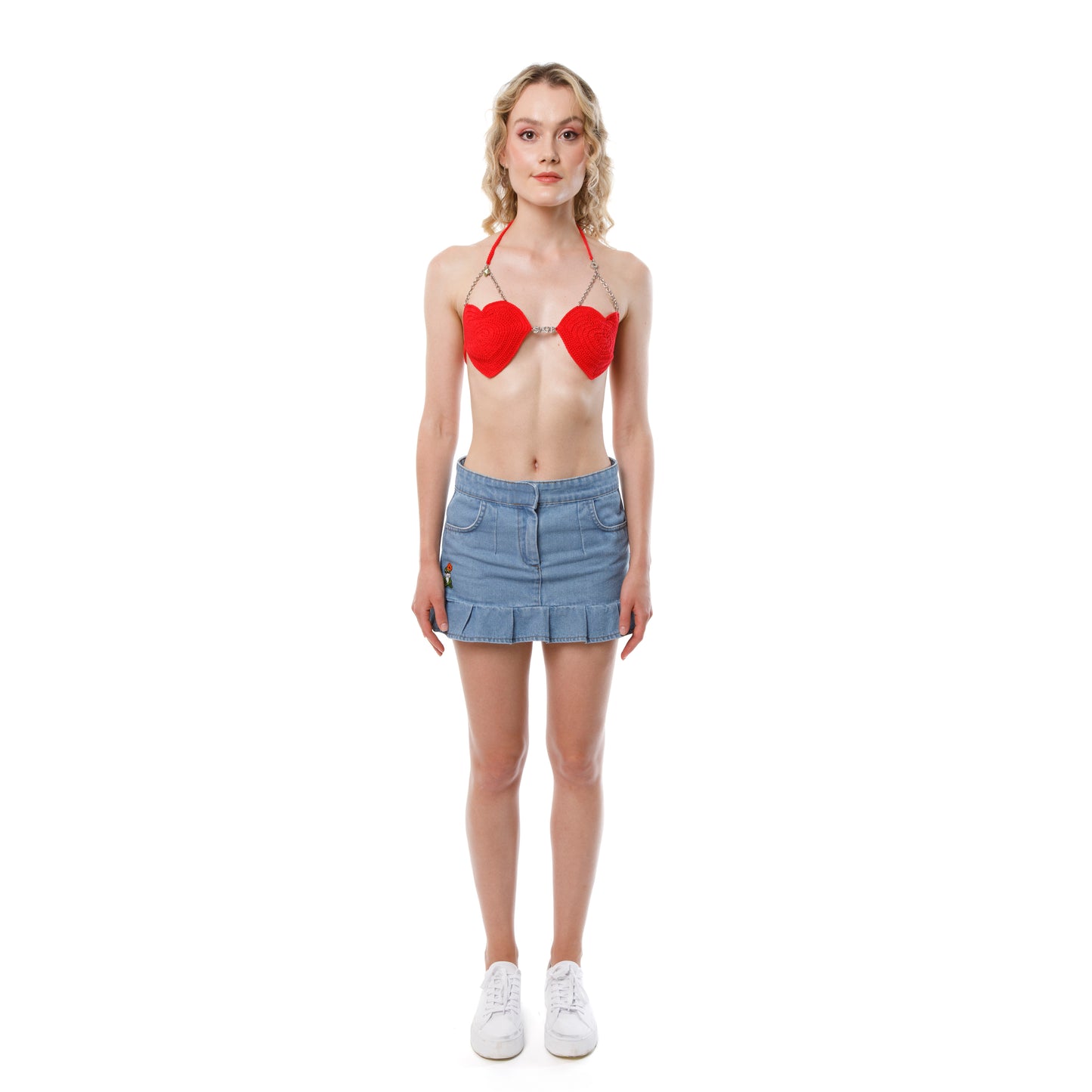 Love Crochet Red Top
