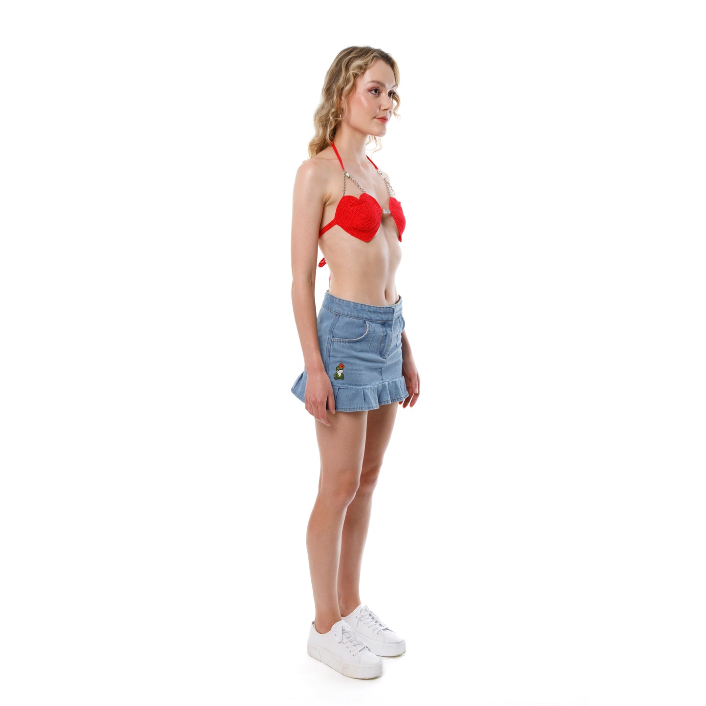 Love Crochet Red Top