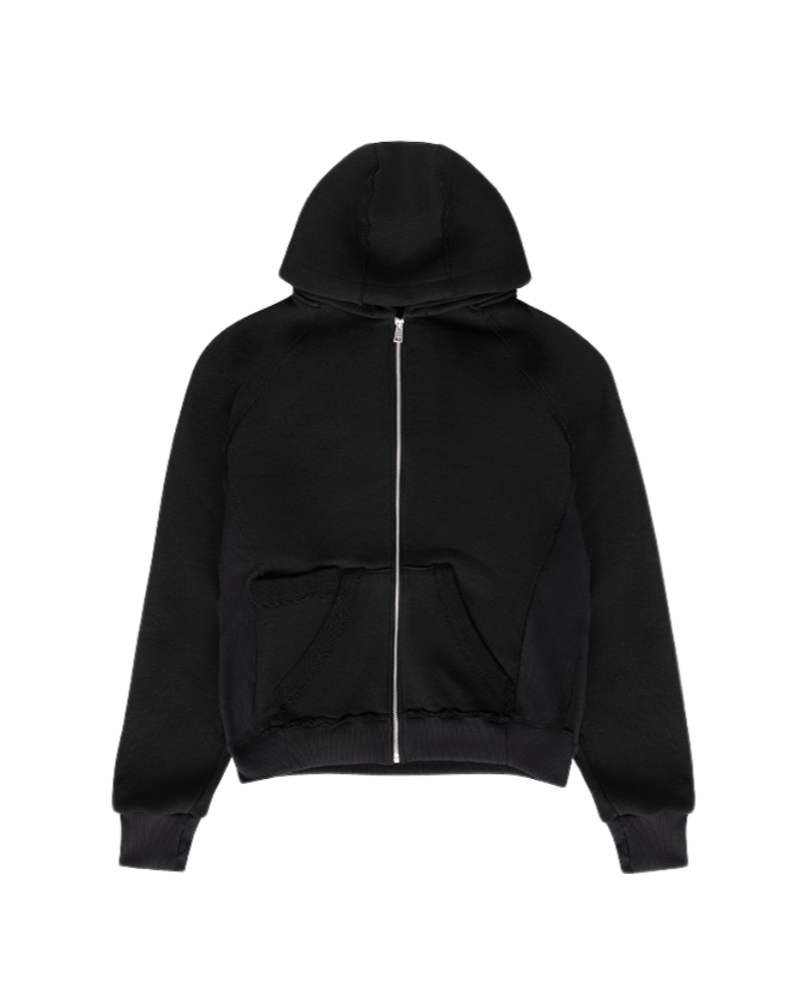 Off-Duty Zip Hoodie Black