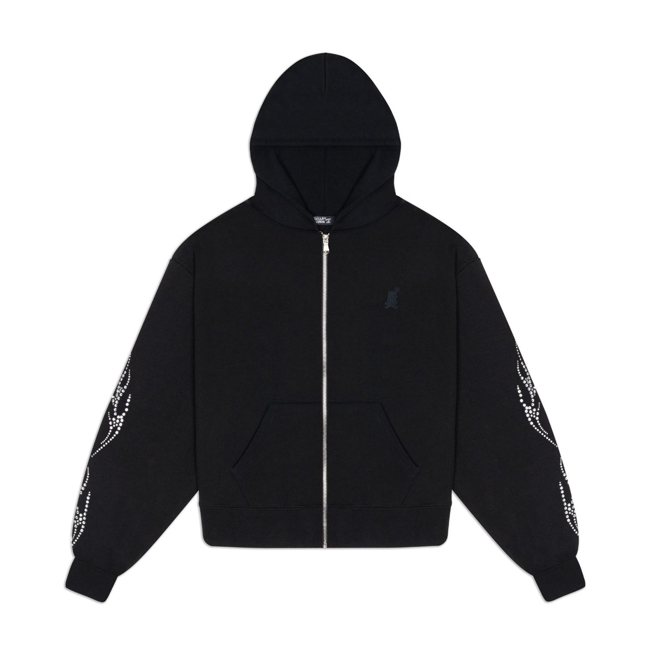 Racing Zip Hoodie - Black