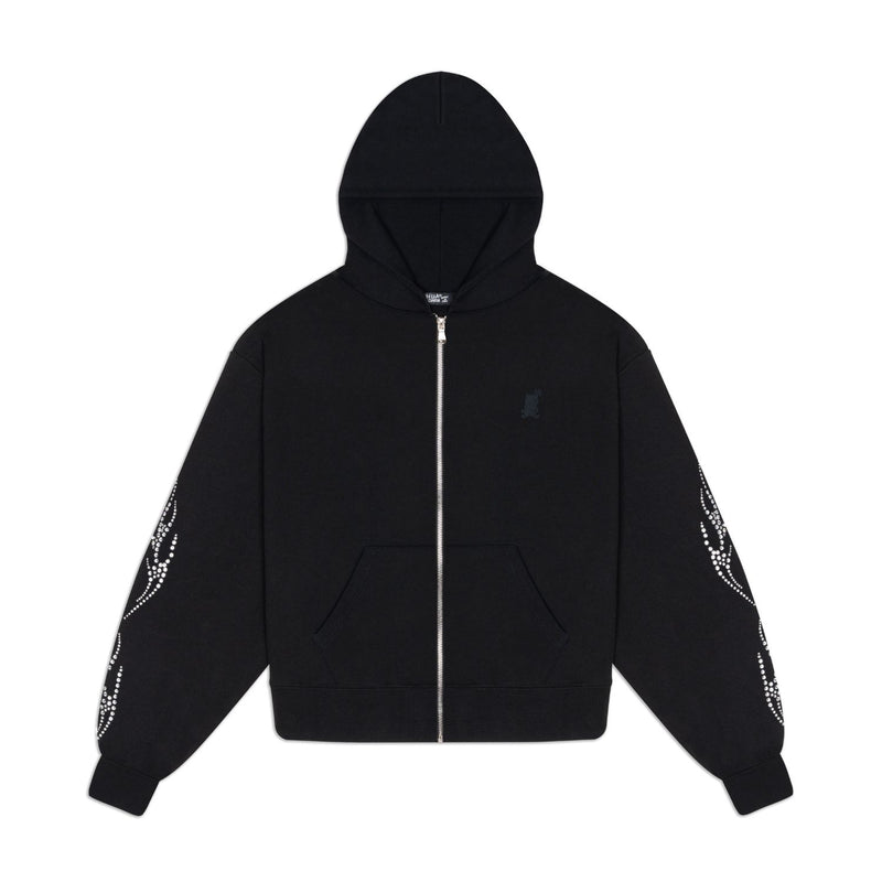 Racing Zip Hoodie - Nero