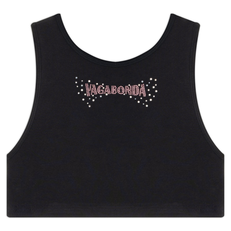 Tank Crop Top - Black
