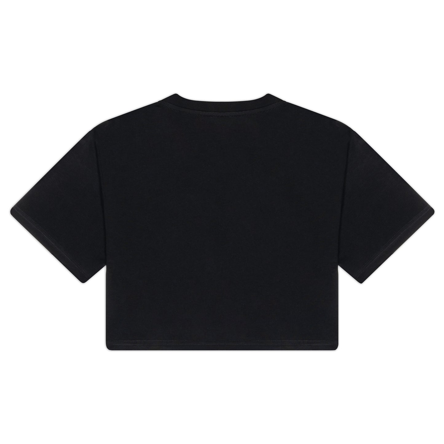 Monella Crystal Crop t-shirt - Nero