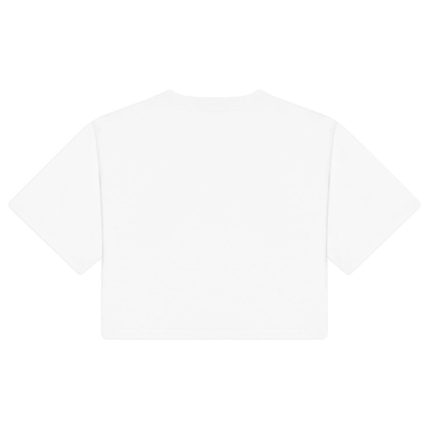 Monella Crystal Crop t-shirt - Bianco