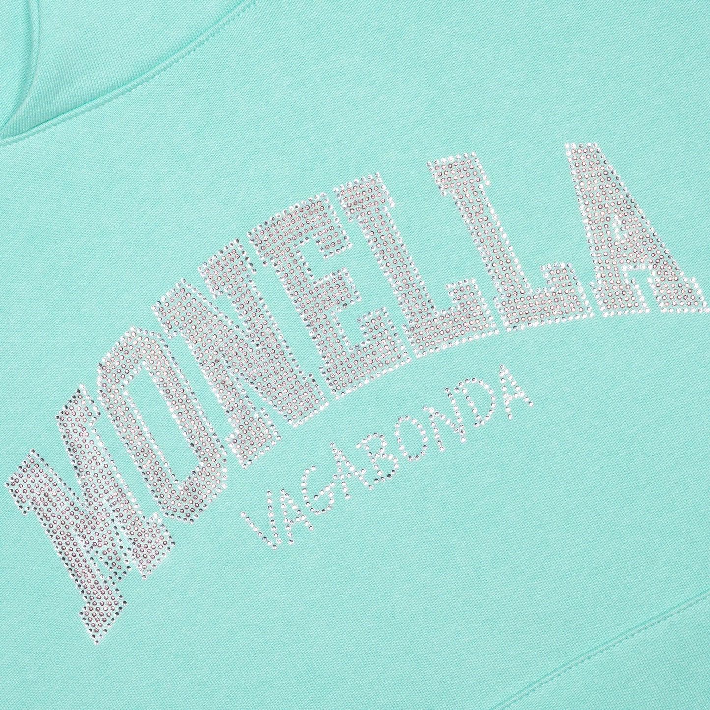 Crystal boxy hoodie - Verde Acqua
