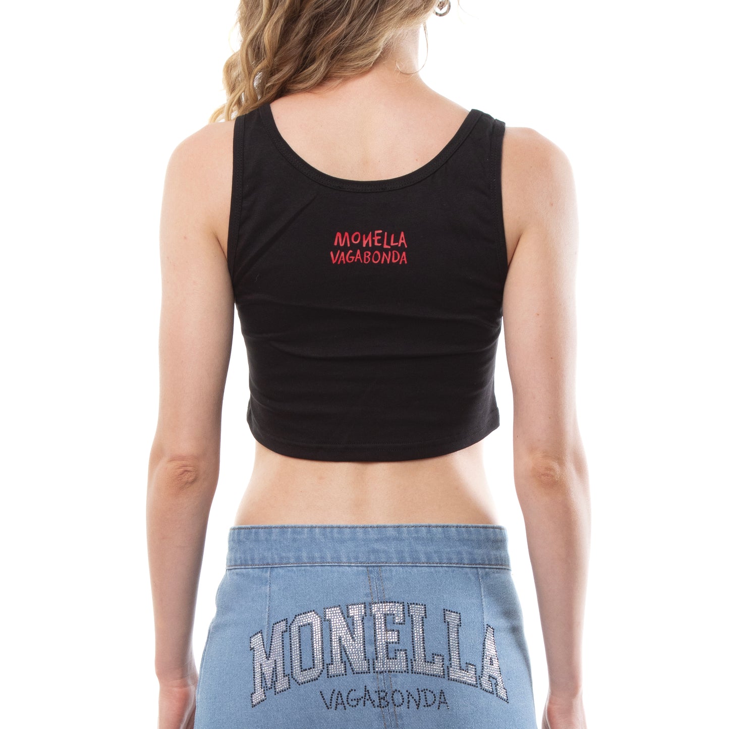 Heart Milf Crop Top - Nero