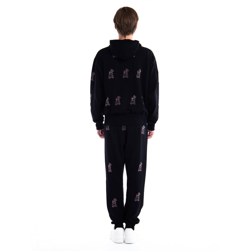 Froggy Crystal Joggers - Black