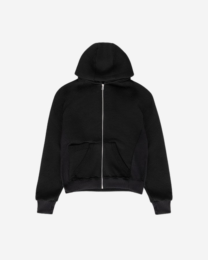 Off-Duty Zip Hoodie Black