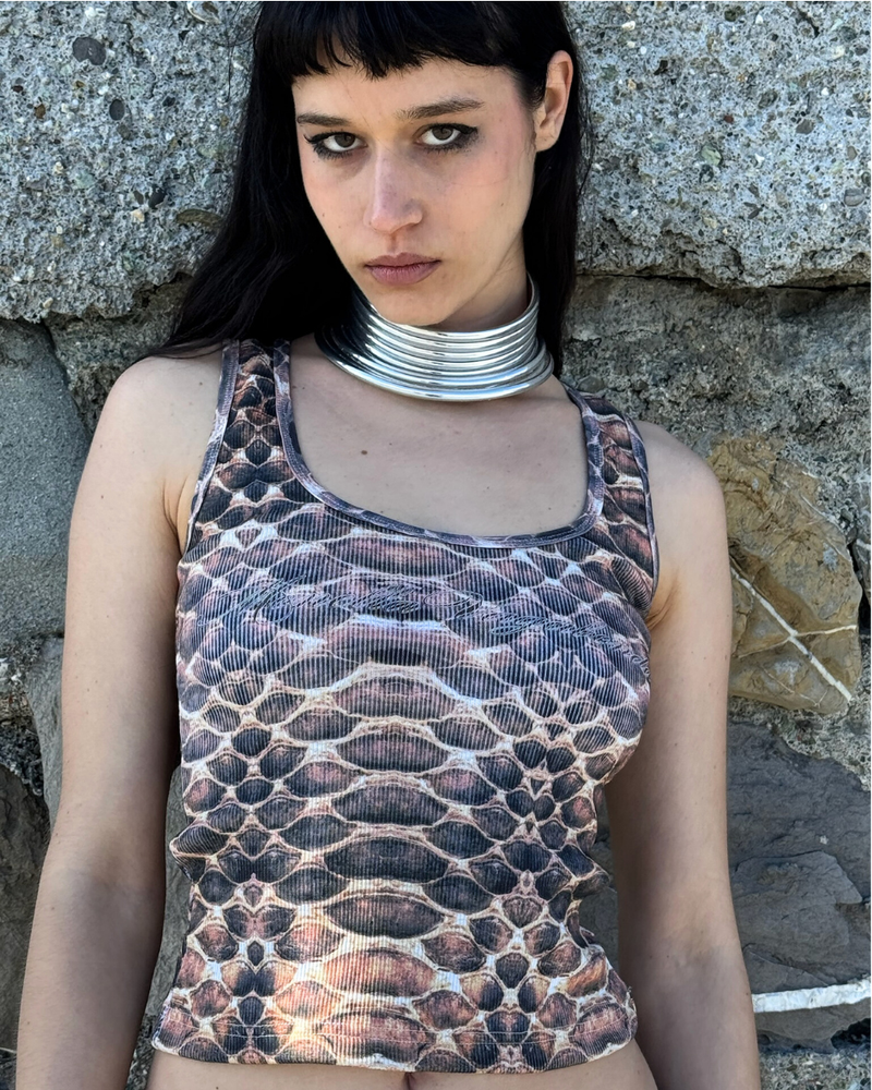 VIPERA TANK TOP BROWN