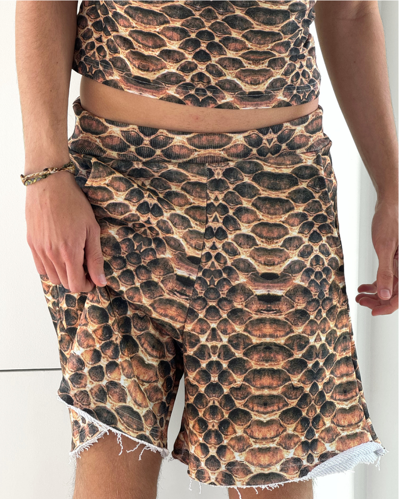 VIPERA BAGGY SHORTS BROWN