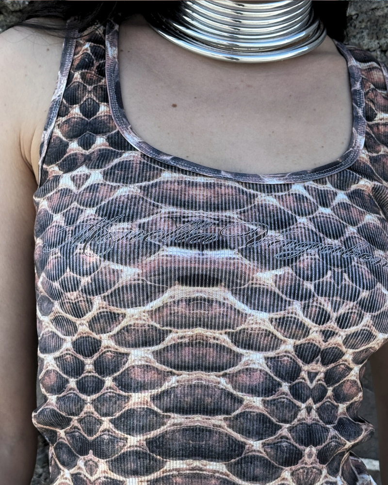 VIPERA TANK TOP BROWN