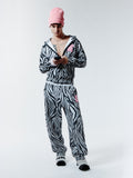 ZEBRA BITE SWEATPANTS - WHITE