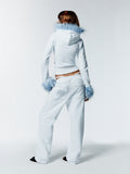 HOT WINTER SWEATPANTS - WHITE
