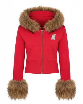 HOT WINTER HOODIE - RED