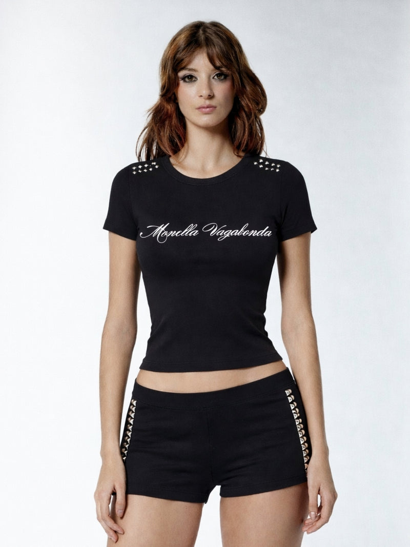 FRESCA T-SHIRT BLACK