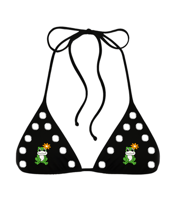 SALATA BIKINI TOP BLACK