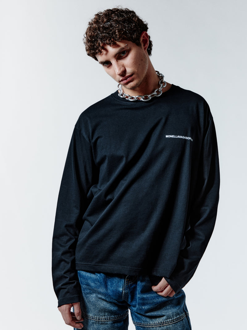 EMOTIONALLY UNAVAILABLE LONGSLEEVE - BLACK