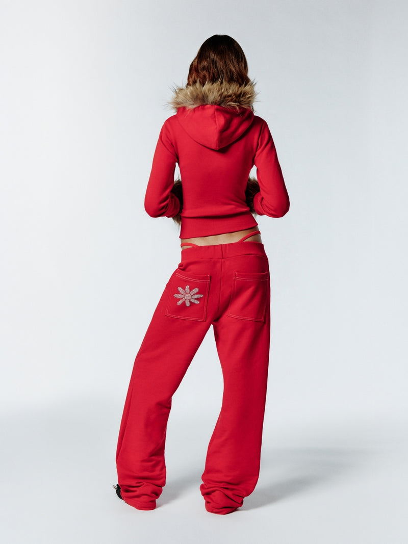 HOT WINTER SWEATPANTS - RED