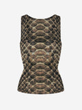 VIPERA TANK TOP BROWN