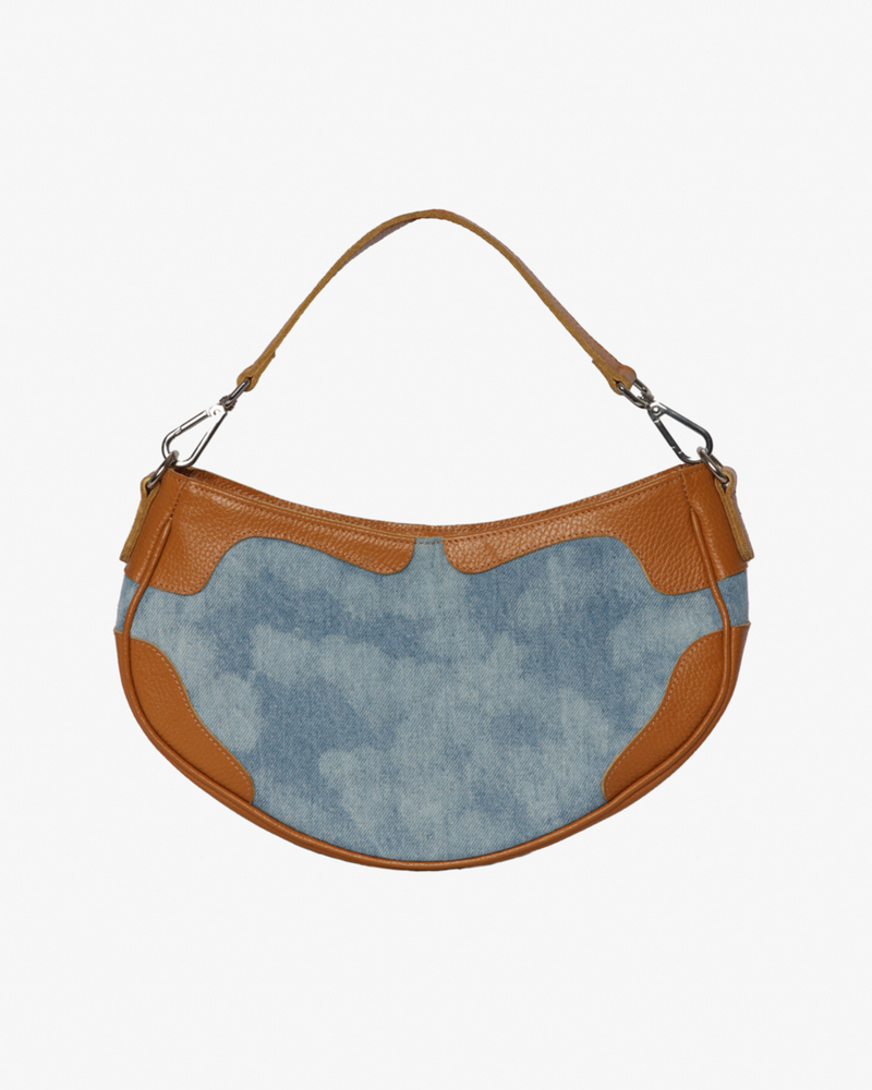 Delulu Leather Bag - Denim Blue