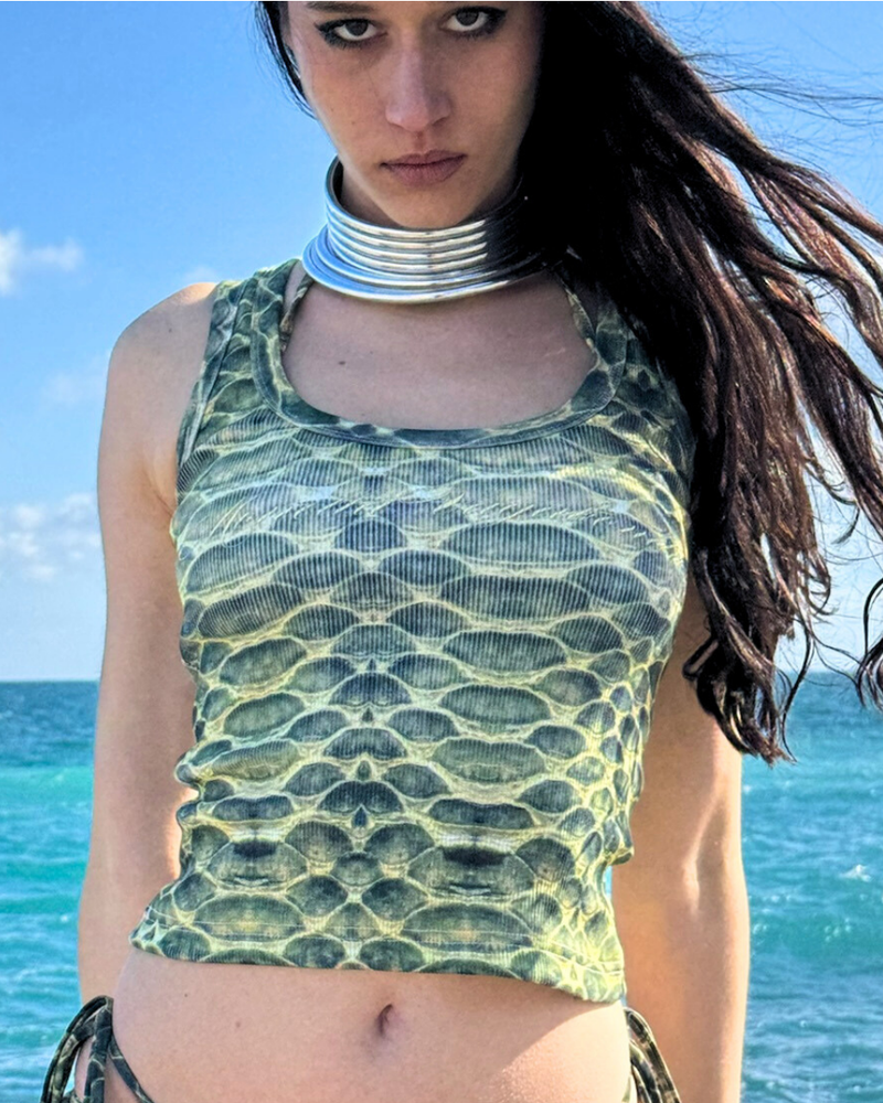 VIPERA TANK TOP GREEN