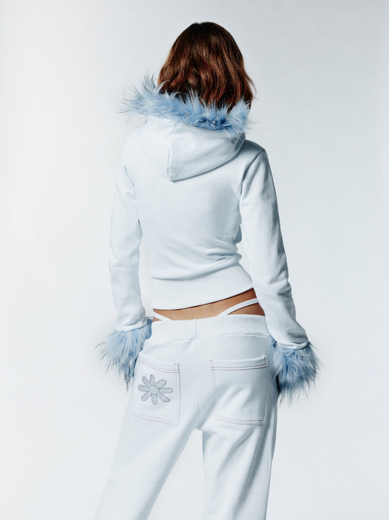 HOT WINTER HOODIE - WHITE