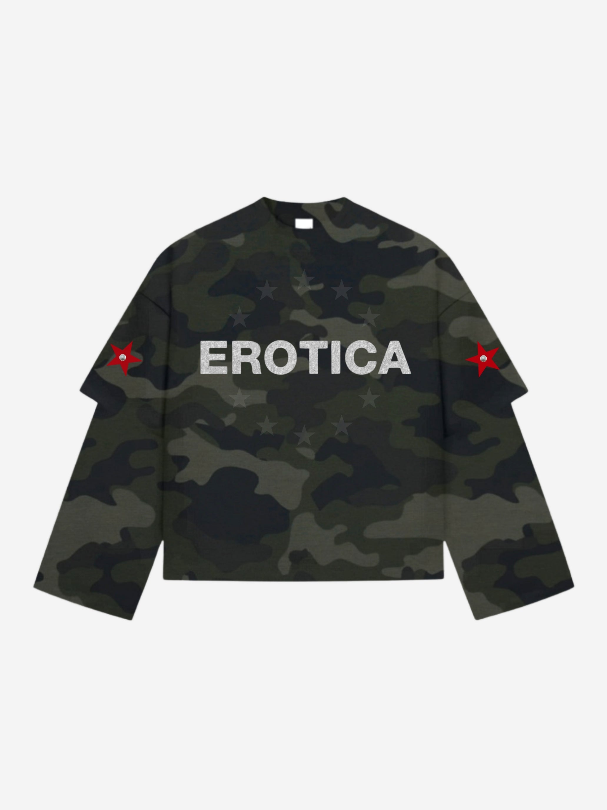 Erotica double longsleeve - camouflage