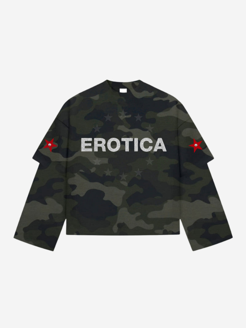 Erotica double longsleeve - camouflage