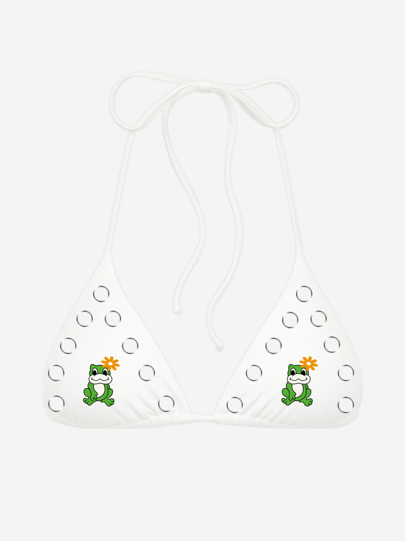 SALATA BIKINI TOP WHITE