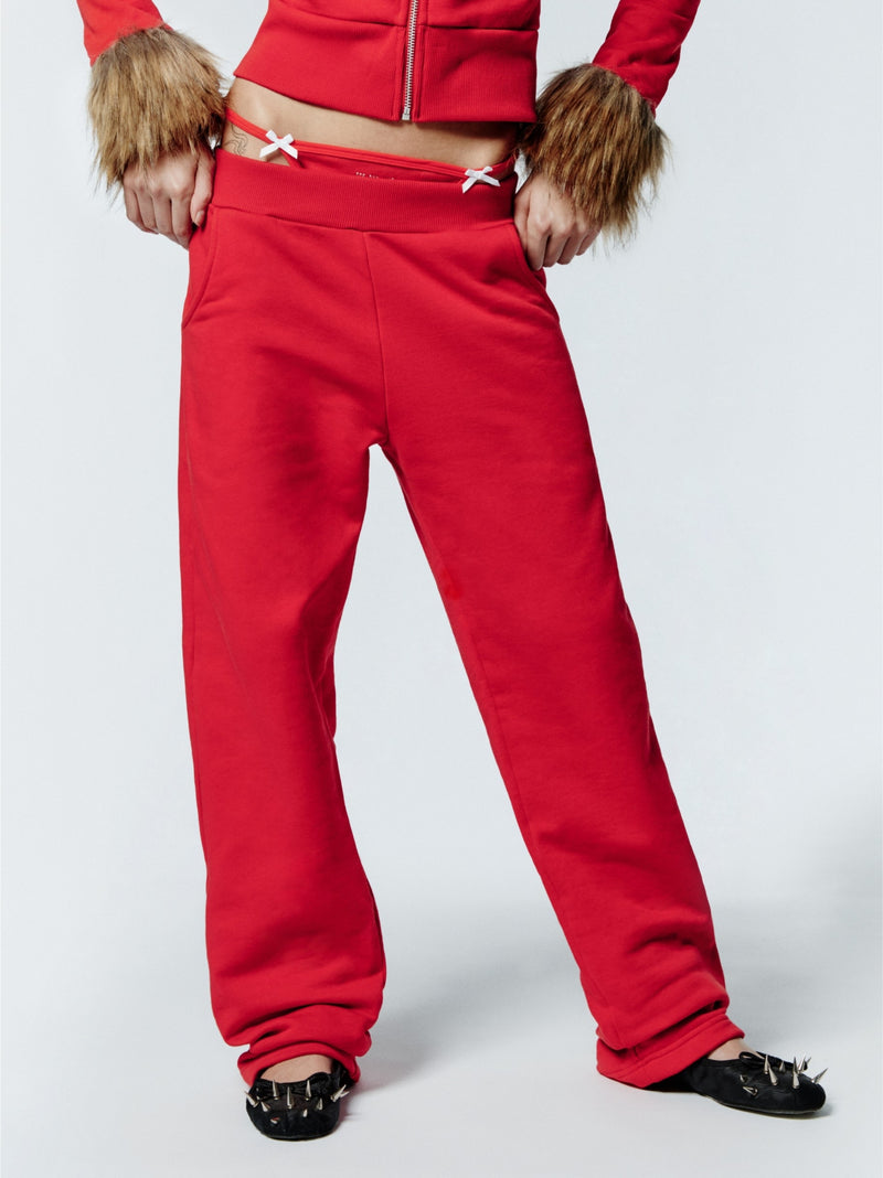 HOT WINTER SWEATPANTS - RED