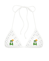 SALATA BIKINI TOP WHITE