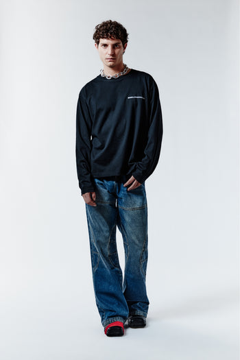 EMOTIONALLY UNAVAILABLE LONGSLEEVE - BLACK