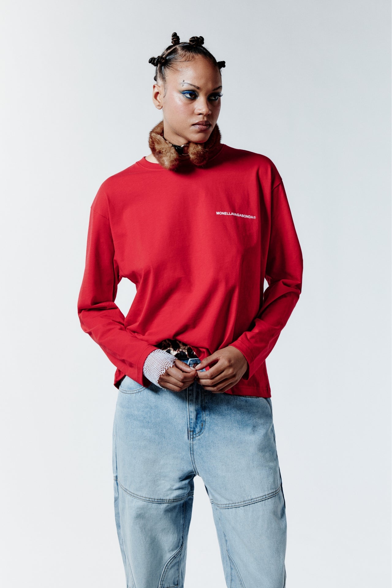 EMOTIONALLY UNAVAILABLE LONGSLEEVE - RED