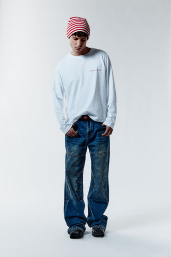 EMOTIONALLY UNAVAILABLE LONGSLEEVE - WHITE