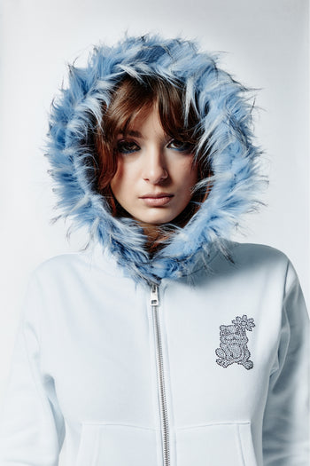 HOT WINTER HOODIE - WHITE