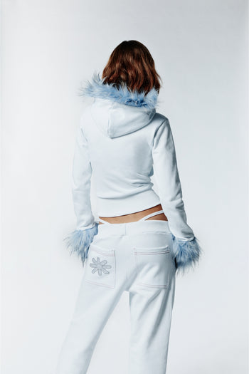 HOT WINTER HOODIE - WHITE