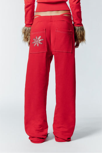 HOT WINTER SWEATPANTS - RED