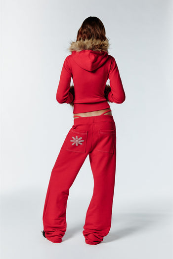 HOT WINTER SWEATPANTS - RED