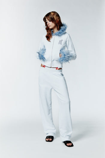 HOT WINTER SWEATPANTS - WHITE