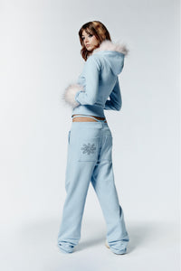 HOT WINTER SWEATPANTS - BABY BLU