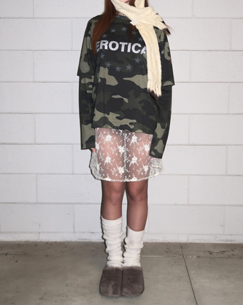 Erotica double longsleeve - camouflage