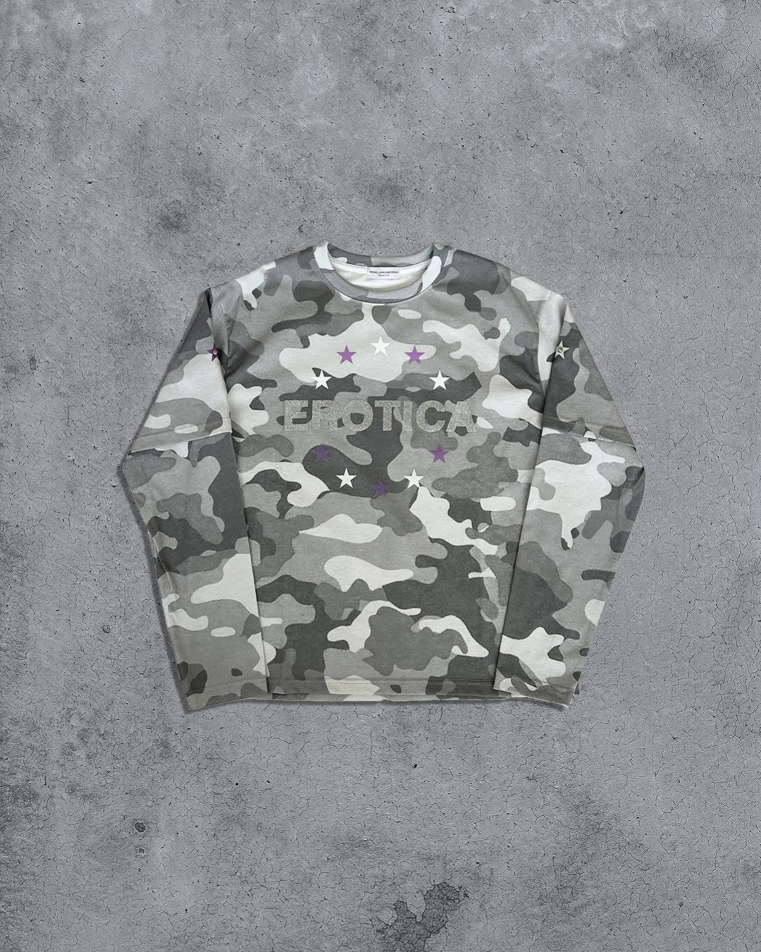 Erotica double longsleeve - white camo